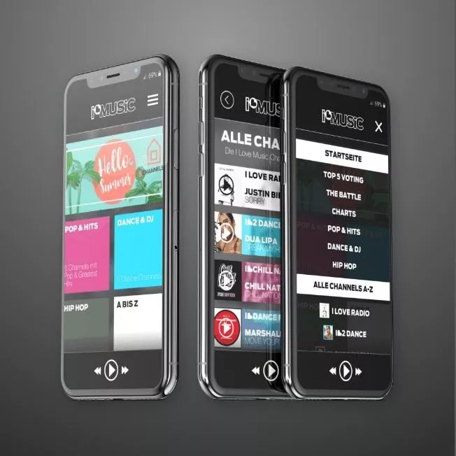 I Love Music, Die Streaming Plattform