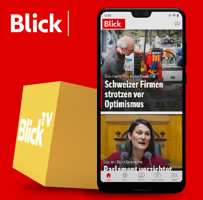App Entwicklung für Ringier AG Blick.ch & Blick TV
