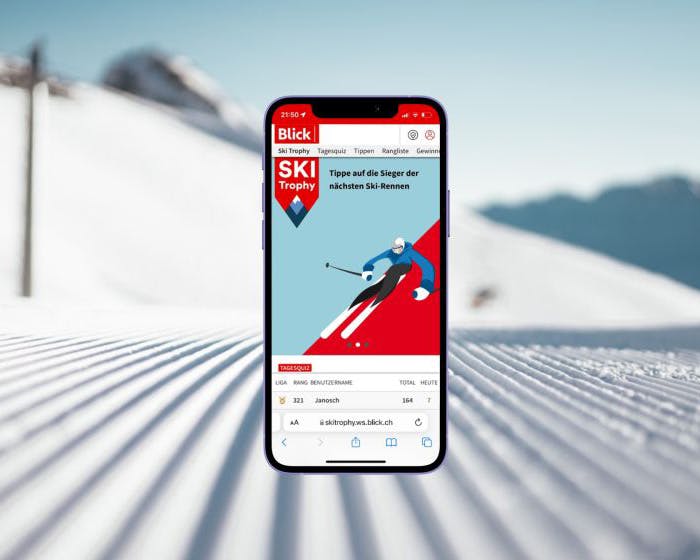 App Entwicklung für Ringier AG Blick Ski Trophy